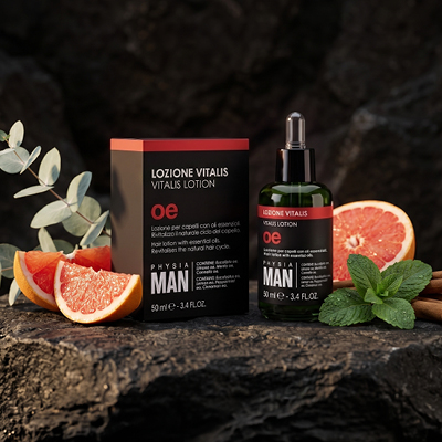 Immagine prodotto ambientato della linea Physia Man oe 
